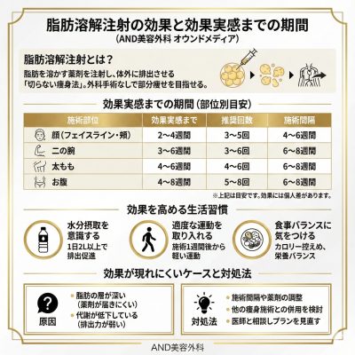脂肪溶解注射の効果は？施術の流れから注意点まで徹底解説

