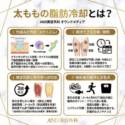 脂肪冷却は太もも痩せに効果はある？リスクを詳しく解説