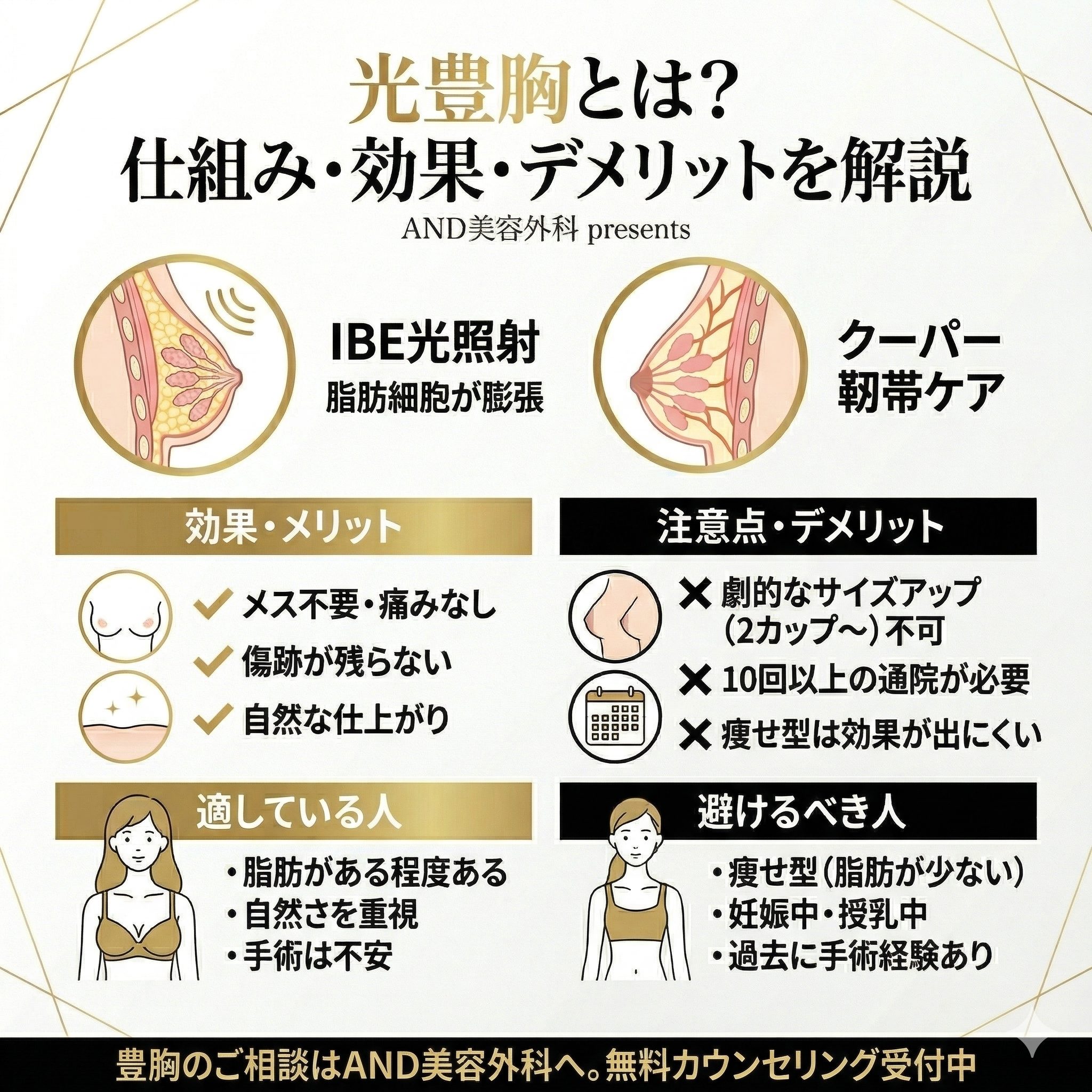 光豊胸とはのインフォグラフィック