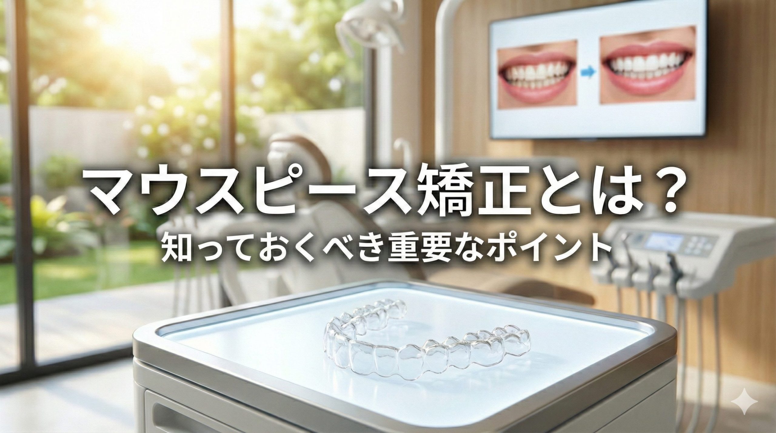 マウスピース矯正とは？