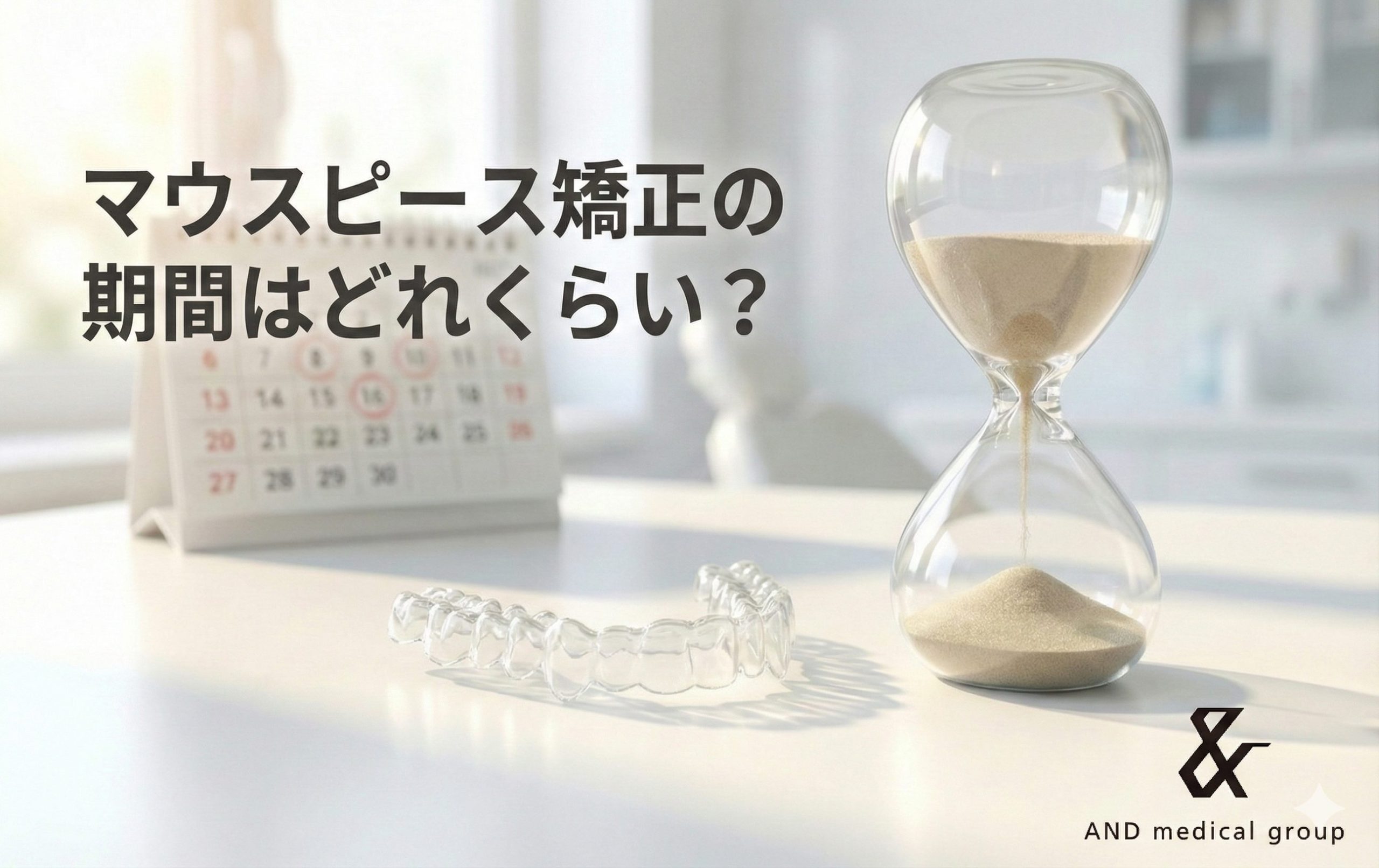 マウスピース矯正の期間はどれくらい？平均期間や期間を短くするためのポイントを解説