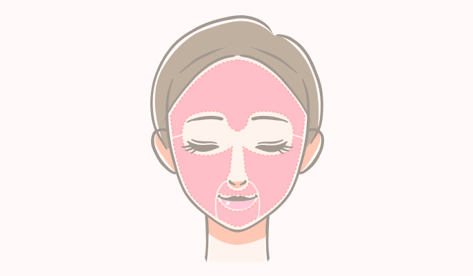 顔脱毛の照射部位