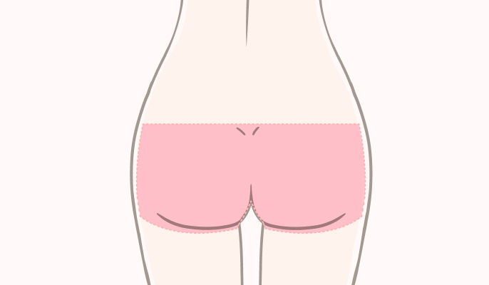 お尻