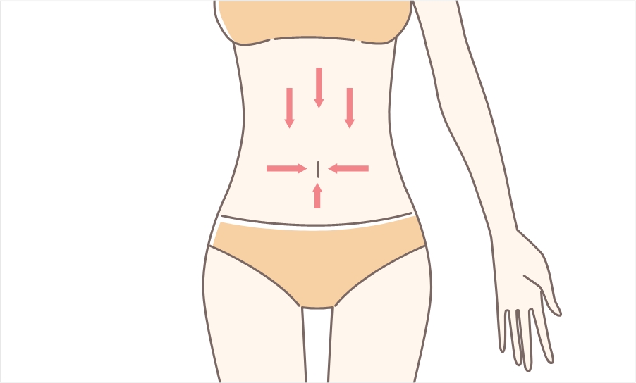 お腹の毛の自己処理の仕方