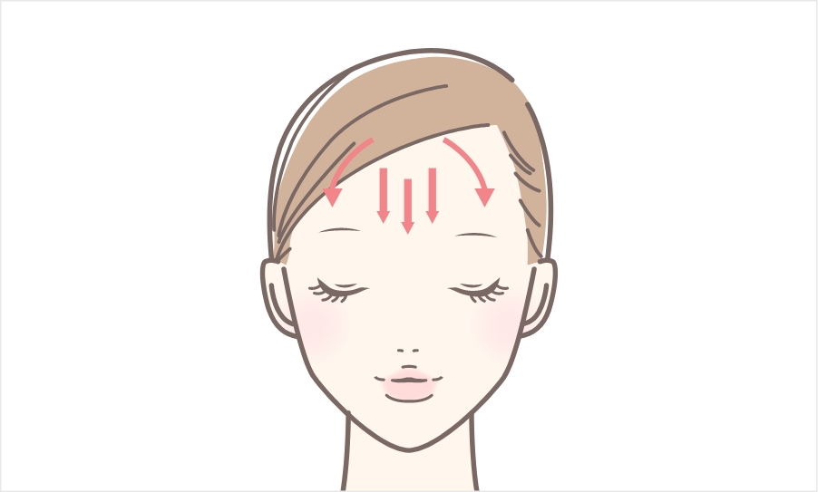 ひたいの毛の自己処理の仕方