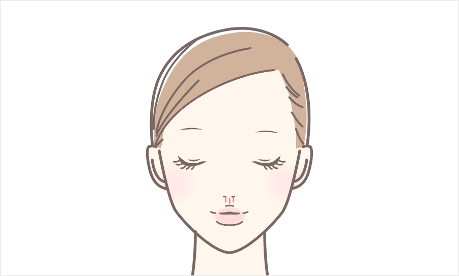 鼻下の毛の自己処理の仕方